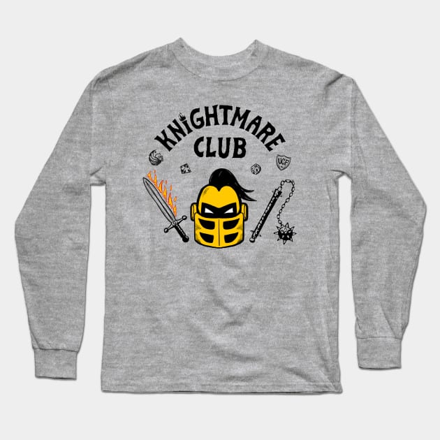 Knightmare Club Long Sleeve T-Shirt by Coco Boo Designs